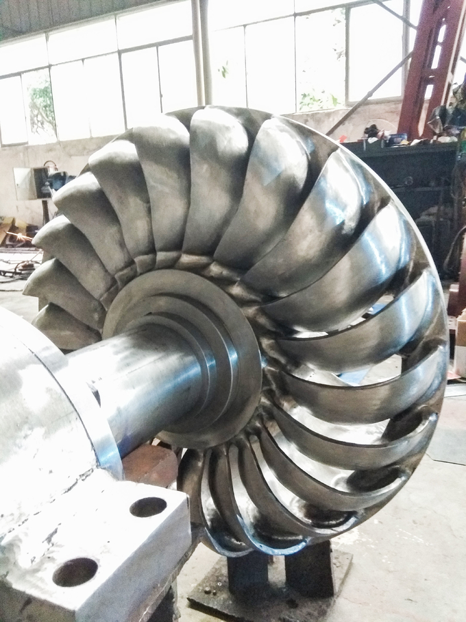 La roue hydraulique de coureur de turbine d'acier inoxydable/turbine de Turgo a adapté aux La roue hydraulique de coureur de turbine d'acier inoxydable/turbine de Turgo a adapté aux