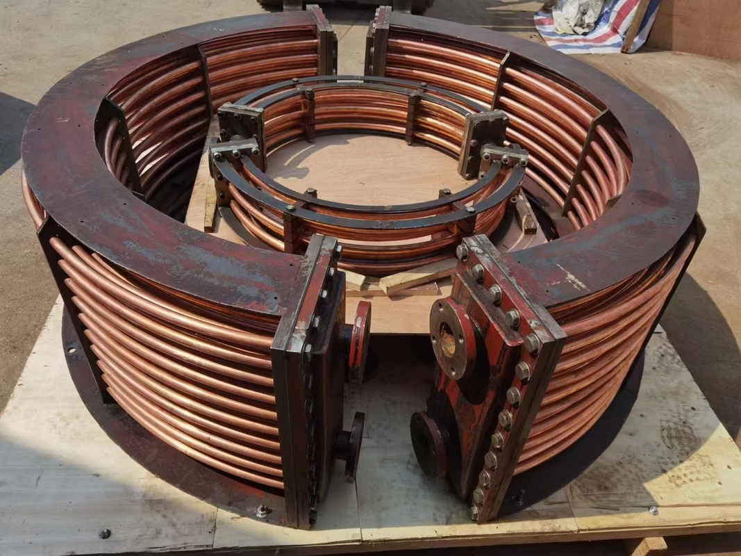 Échangeur de chaleur refroidi à l'eau pour refroidisseur d'huile | Radiateur d'huile hydraulique industriel | Conception résistante à la corrosion pour turbines/compresseurs d'air/systèmes de refroidissement