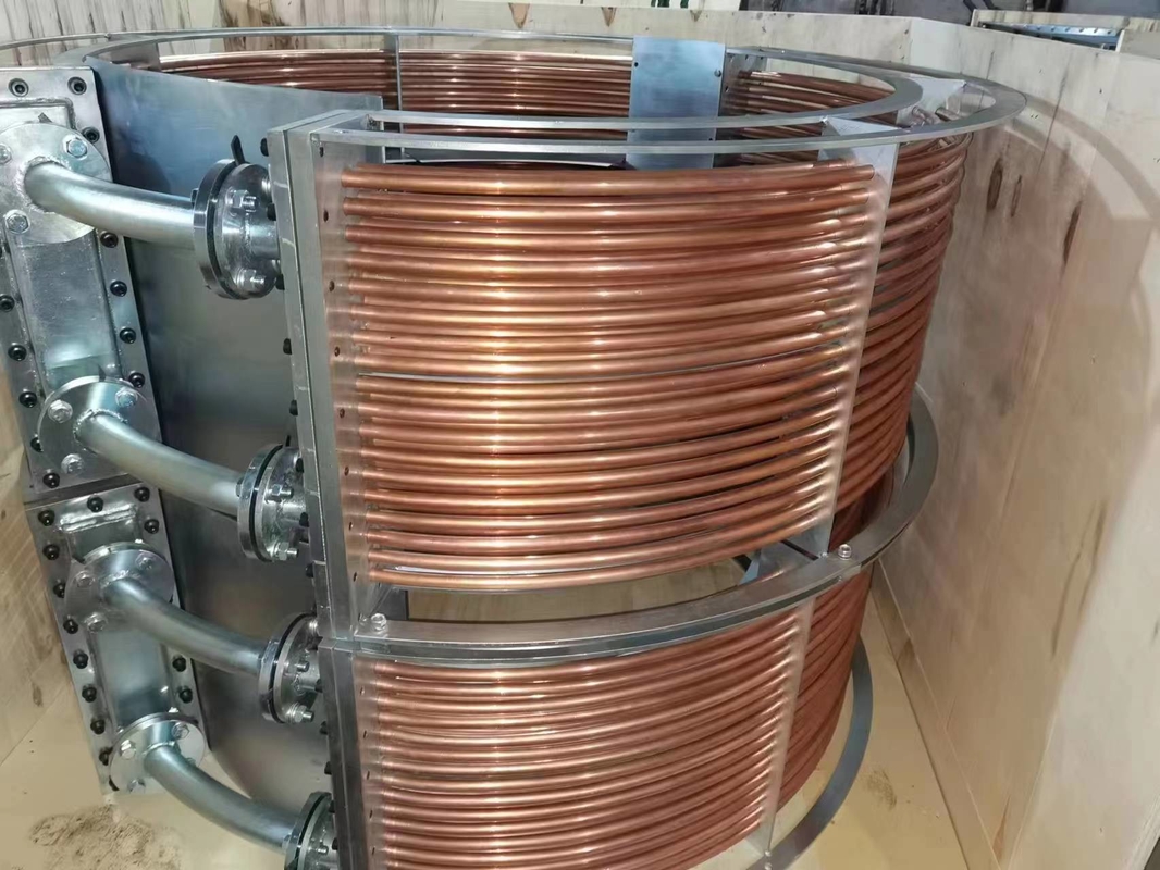 Système d'échange de chaleur à coque de 0,25 pouce avec tube de 1/2 pouce de diamètre et longueur de tube de 20 pieds