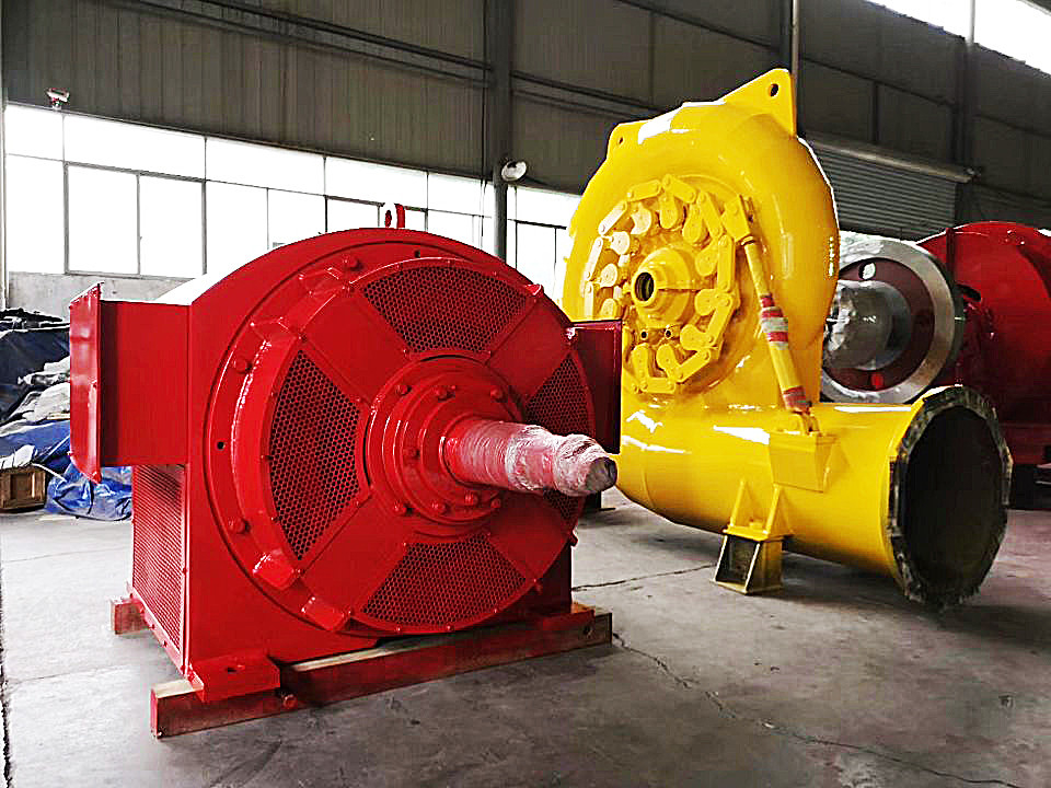 Générateur de turbine à eau fiable avec soupapes à bille de porte papillon pour petites centrales électriques