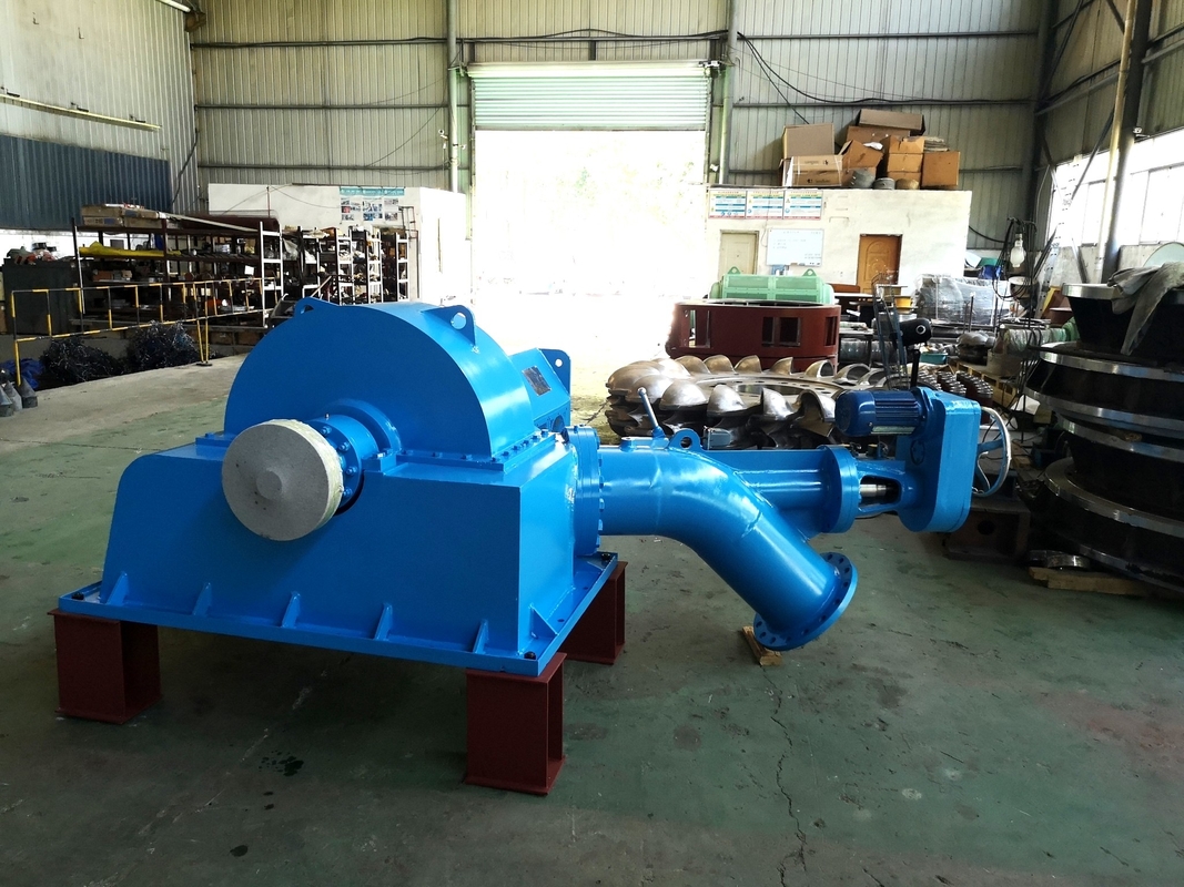 220V-11000V Turgo Turbine 50-400M Voltage nominal 200KW-30MW Puissance nominale