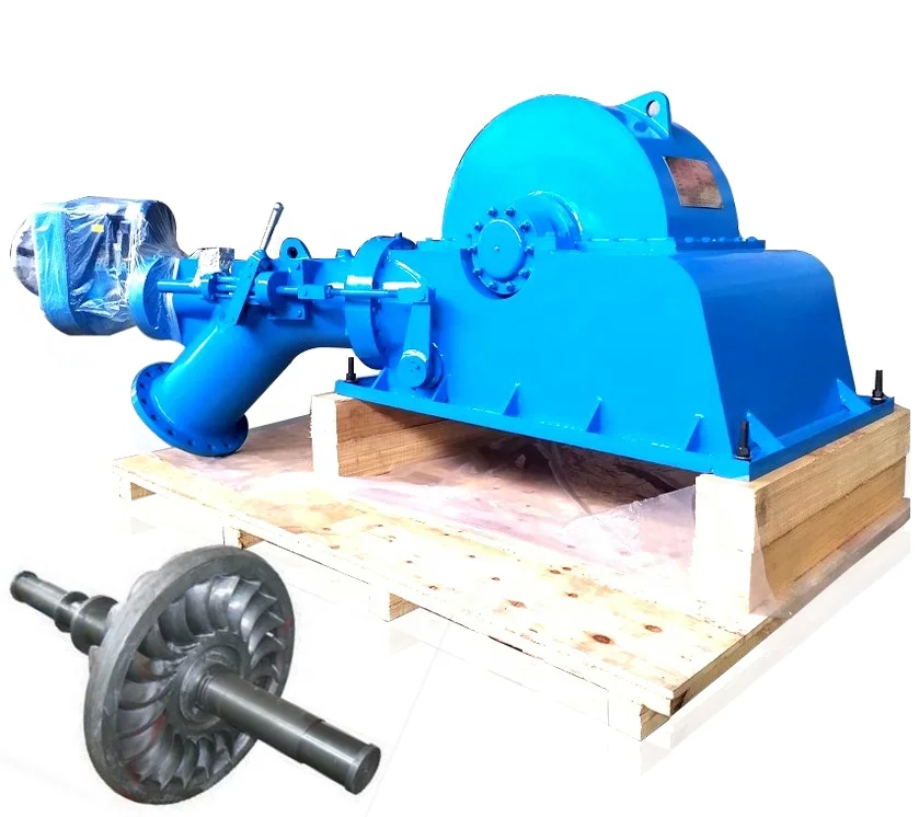 Générateur hydraulique de haute durabilité pour tête d'eau 5m-500m Hydroturbine durable