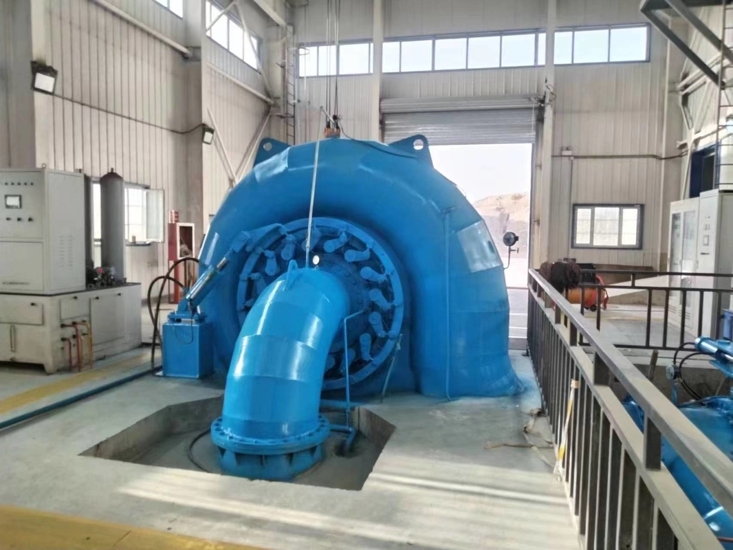Générateur de turbine hydraulique de capacité personnalisée 200kw-20mw Paramètres en acier 5m-500m Tête d'eau 50HZ/60HZ