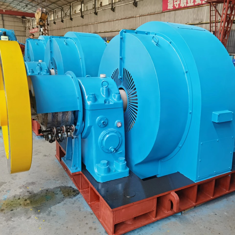 Générateur de turbine hydraulique de capacité personnalisée 200kw-20mw Paramètres en acier 5m-500m Tête d'eau 50HZ/60HZ