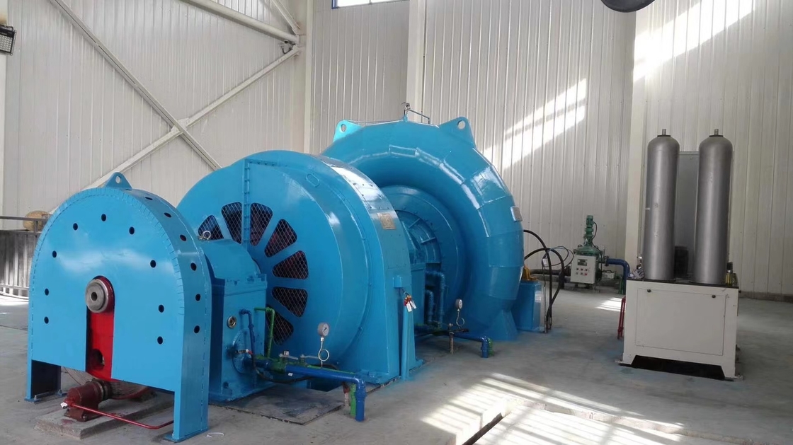Générateur de turbine Francis en acier inoxydable 300 kW-20 MW 400 V 800 V 6,3 kV 10 kV