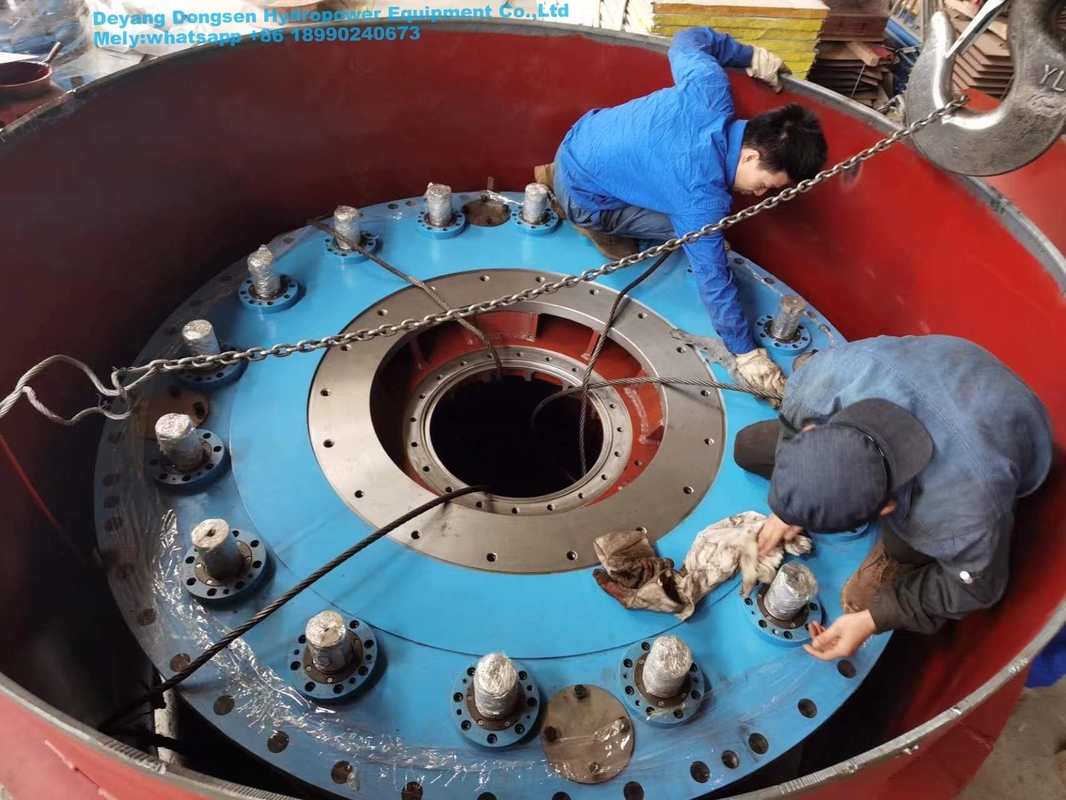 Générateur de turbine à eau verticale/horizontale à tension personnalisée avec panneau de commande automatique/manuel