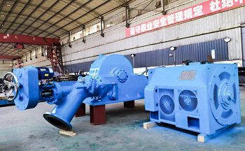 Équipement hydroélectrique Turgo Turbine Générateur de turbine à eau 5t-20t Tête nominale 50-400m