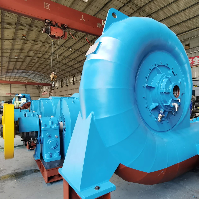 Turbine à eau en silicone sans pinceau d'excitation 200kw-20mw Sortie de puissance Couleur personnalisée