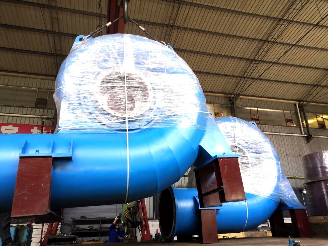 Générateur de turbine hydraulique de 200 kW à 20 MW Modèle personnalisé pour les applications de tête d'eau de 5 m à 500 m
