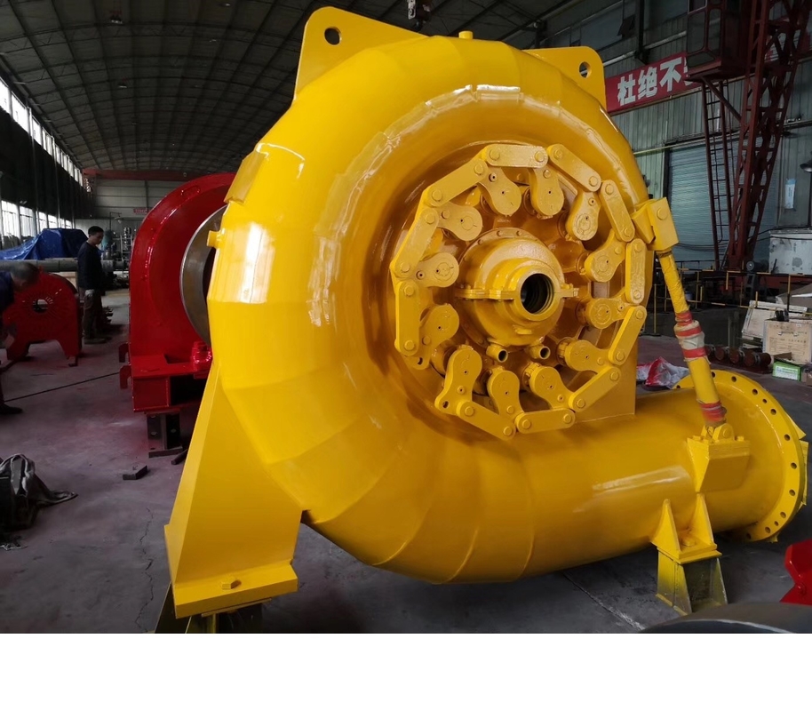 Générateur de turbine à eau de couleur personnalisé avec une plage de vitesse de 300 à 3000 tr/min et une puissance de 200 kW à 20 MW