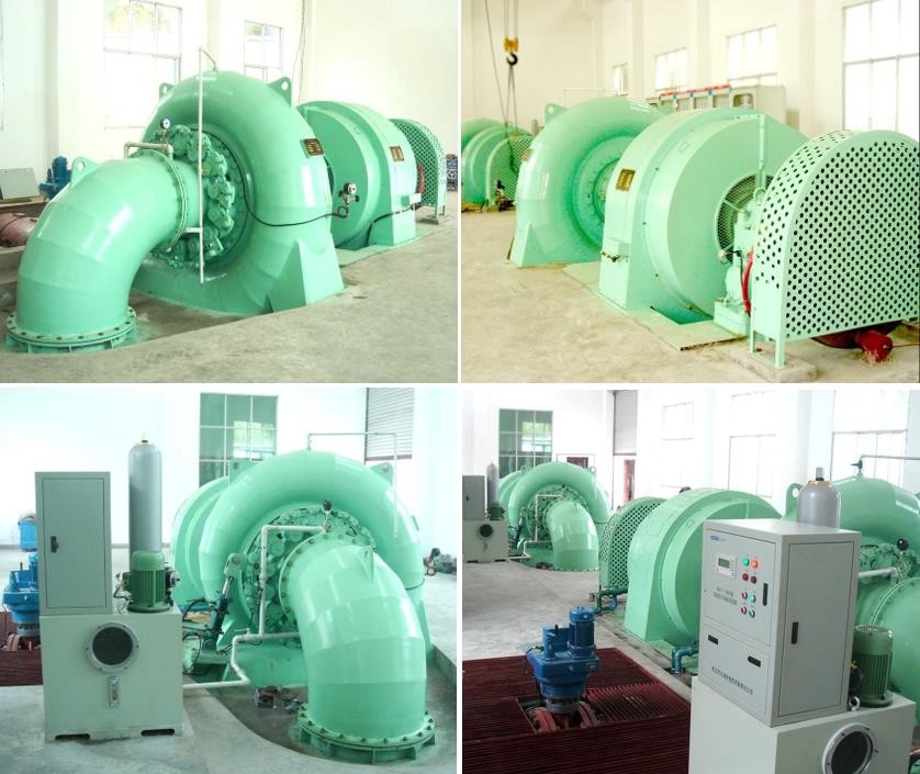 Générateur d'énergie de turbine Pelton en acier inoxydable avec refroidissement à l'air et à l'huile - courant 100-1000A