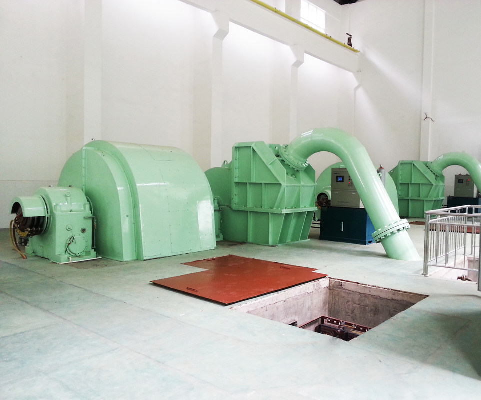 Unité de générateur hydroturbine Pelton à vitesse standard de 6 à 10 kV avec micro-gouverneur de refroidissement à l'air/huile
