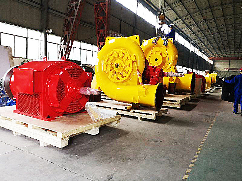 Générateur de turbine hydraulique à tête d'eau réglable pour une puissance personnalisée à 50/60 Hz