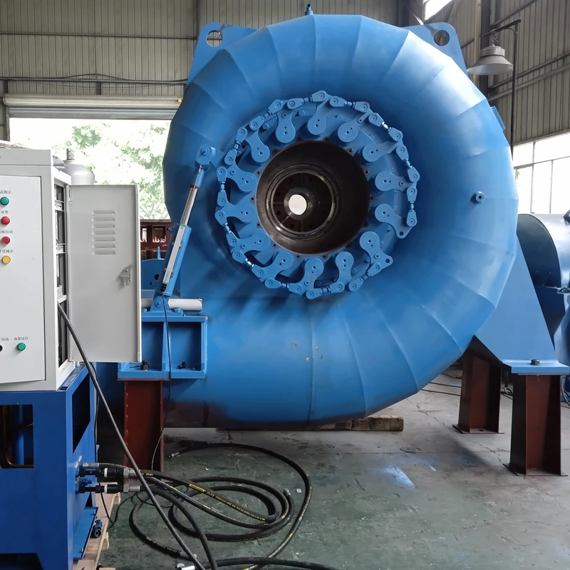 Générateur de turbine à eau verticale 200kw-20mw Puissance de sortie Fréquence nominale 50Hz/60Hz Couleur personnalisée Air/Eau
