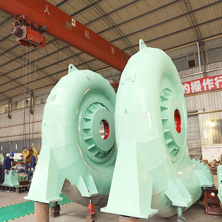 Générateur de turbine hydraulique en acier inoxydable de 200 kW à 20 MW pour une tête d'eau de 5 à 500 m