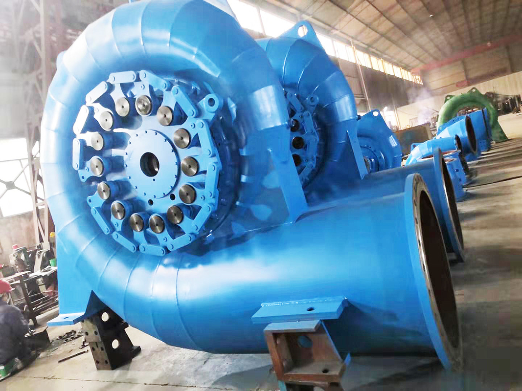 Générateur de turbine Francis en acier inoxydable à commande automatique - 300KW-20MW Puissance 400V-10kV verticale