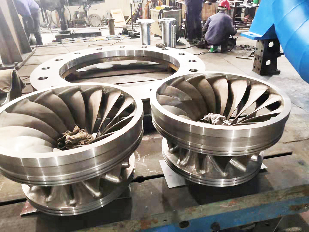 Générateur automatique à turbine à eau Francis en acier inoxydable 6,3 kV Installation verticale ou horizontale