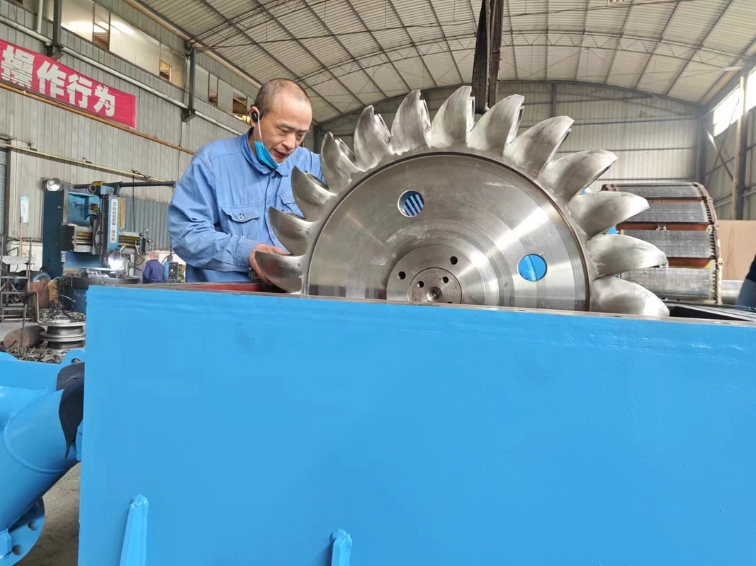 Générateur hydraulique en acier de 500 à 20 000 kW pour la production d'électricité à fréquence à différentes sources d'eau