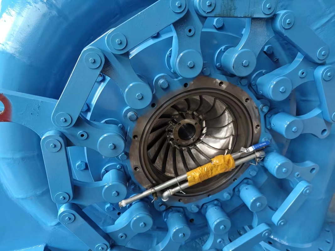 Générateur d'hydroturbine en acier et en acier inoxydable sur mesure pour une application de tête d'eau de 5 à 500 m