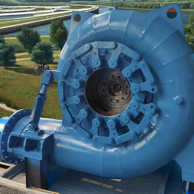 Générateur de turbine Francis en acier inoxydable à commande automatique - 300KW-20MW Puissance 400V-10kV verticale