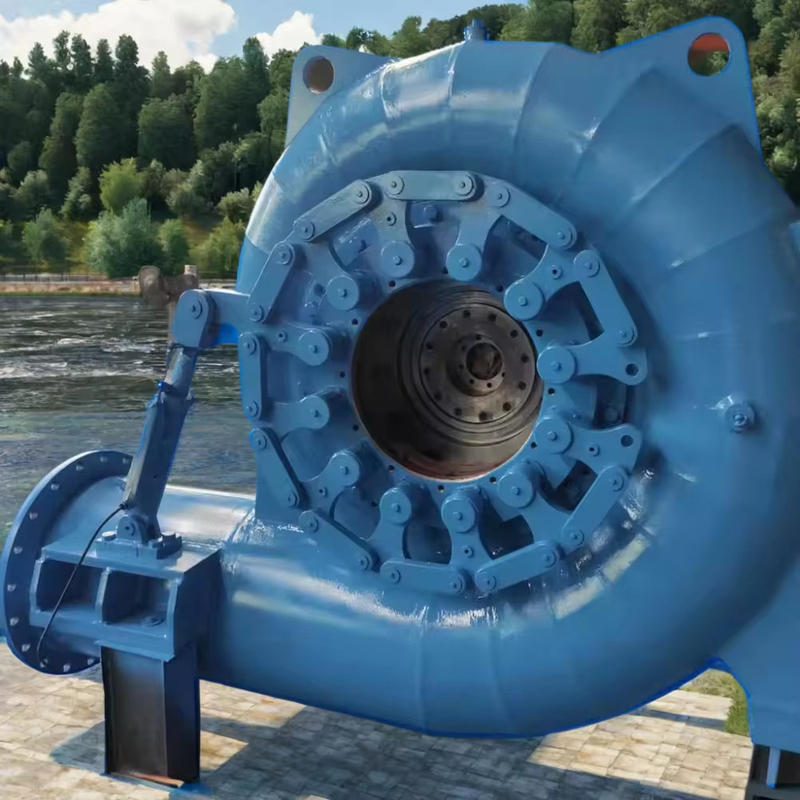 Générateur de turbine hydraulique Francis vertical ou horizontal avec une puissance nominale de 300 kW-20 MW