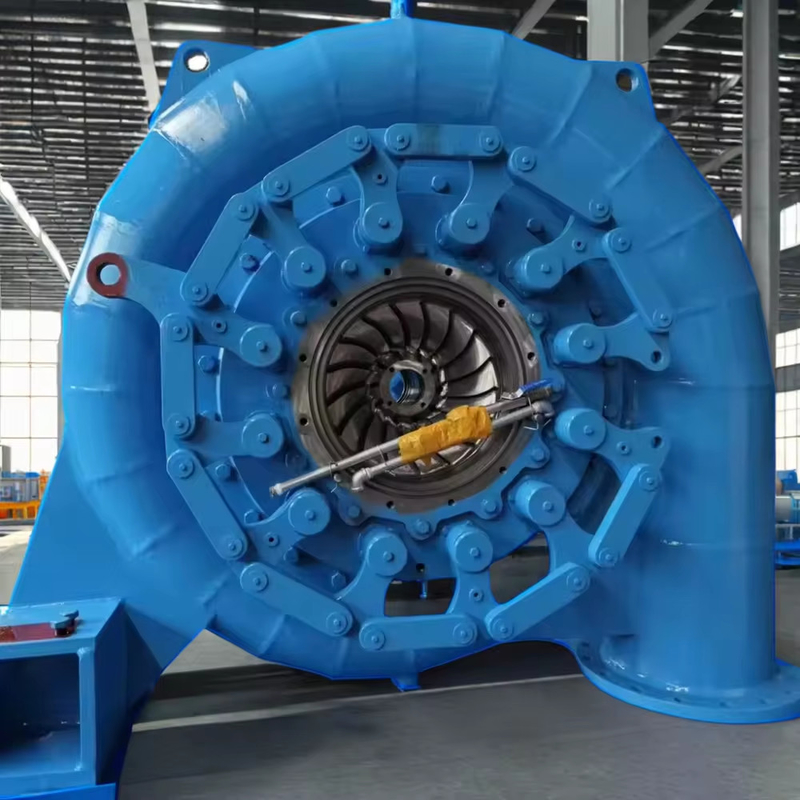 Générateur de turbine Francis en acier inoxydable à commande automatique - 300KW-20MW Puissance 400V-10kV verticale