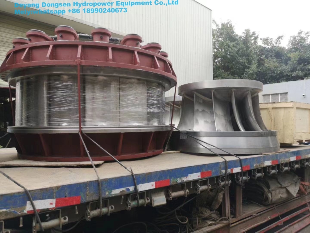 Générateur hydroturbine personnalisé pour centrales électriques avec coureur en acier inoxydable pour centrales hydroélectriques utilisant de l'eau