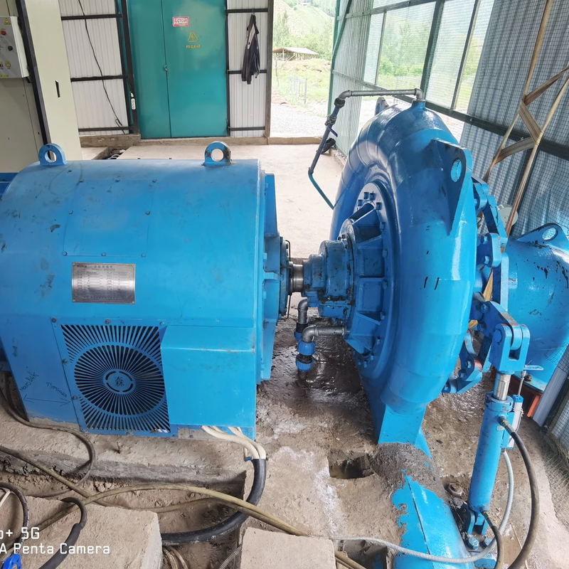 Turbine à eau à tête haute à 500-1000 tr/min pour la production d'énergie à 50 Hz/60 Hz