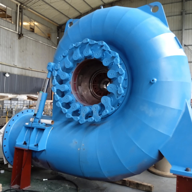 200kW - 20MW en acier et en acier inoxydable Construction Francis Turbine à eau à haute tête avec durabilité