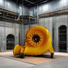 Générateur à turbine à eau avec méthode de refroidissement refroidissement par air / eau et 450-1000 tours par minute