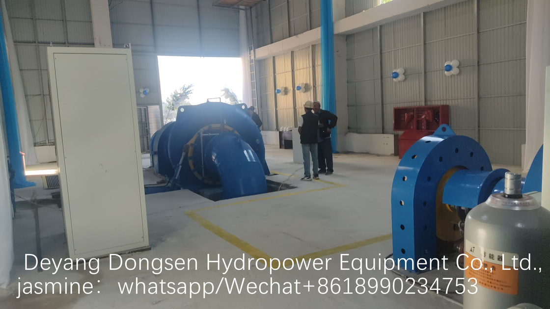 Générateur hydraulique Francis en acier inoxydable automatique avec une puissance nominale de 300 kW à 20 MW