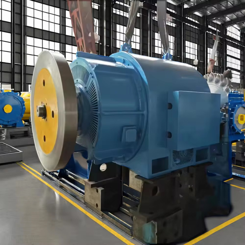 Générateur de turbine Pelton personnalisé 5T-50T avec refroidissement à l'huile d'air et excitation du thyristor