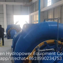 Générateur de turbine à eau hydroélectrique à refroidissement par air / eau de couleur personnalisée pour installation en extérieur