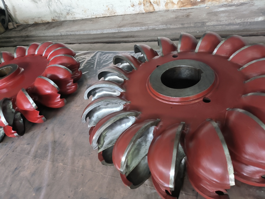 Turbine hydraulique de précision avec lame changeante Anti-corrosion en acier inoxydable ou en acier au carbone