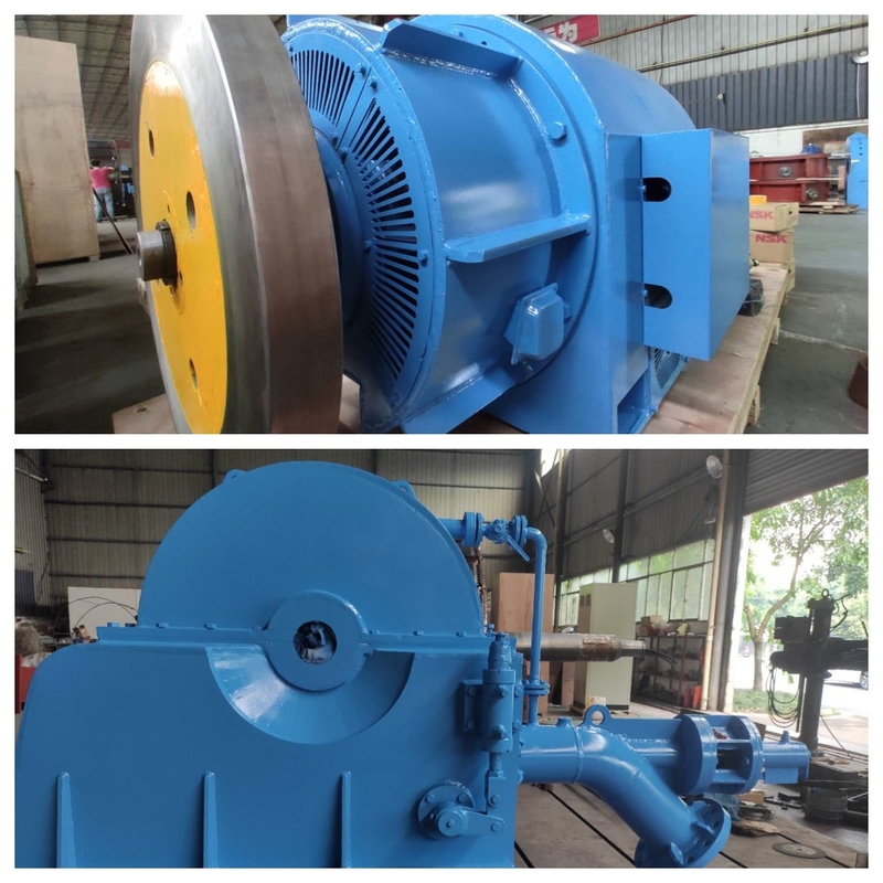 Générateur de turbine à roue de Pelton en fonte courant nominal 100A-1000A 100KW-50MW pour la production d'énergie
