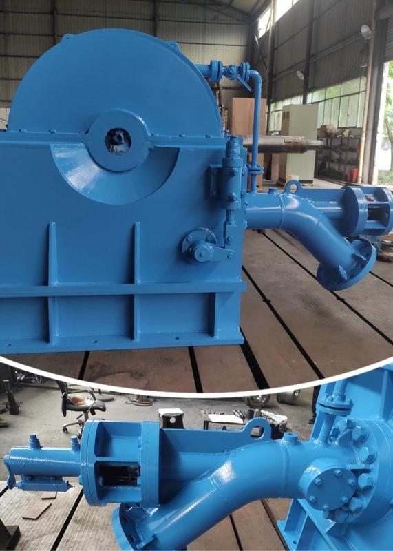 Générateur de turbine de type Pelton en fonte refroidi à l'air / à l'huile