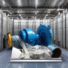 Générateur de turbine à eau de refroidissement par air / eau avec corleur personnalisé