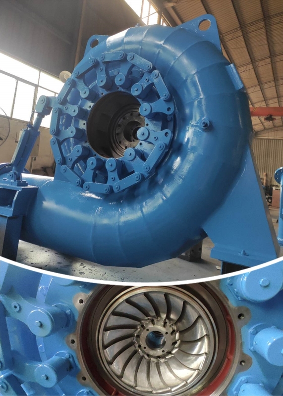 Générateur de turbine à eau verticale de couleur personnalisée avec mode d'excitation statique du silicium