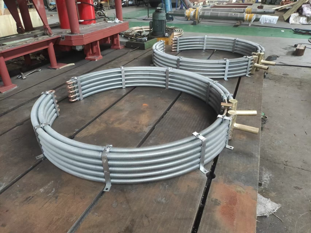 Refroidisseur d'huile hydraulique industriel à paroi 10-50 kg pour tuyaux fluides Plage de température de fonctionnement 0-80°C Performance