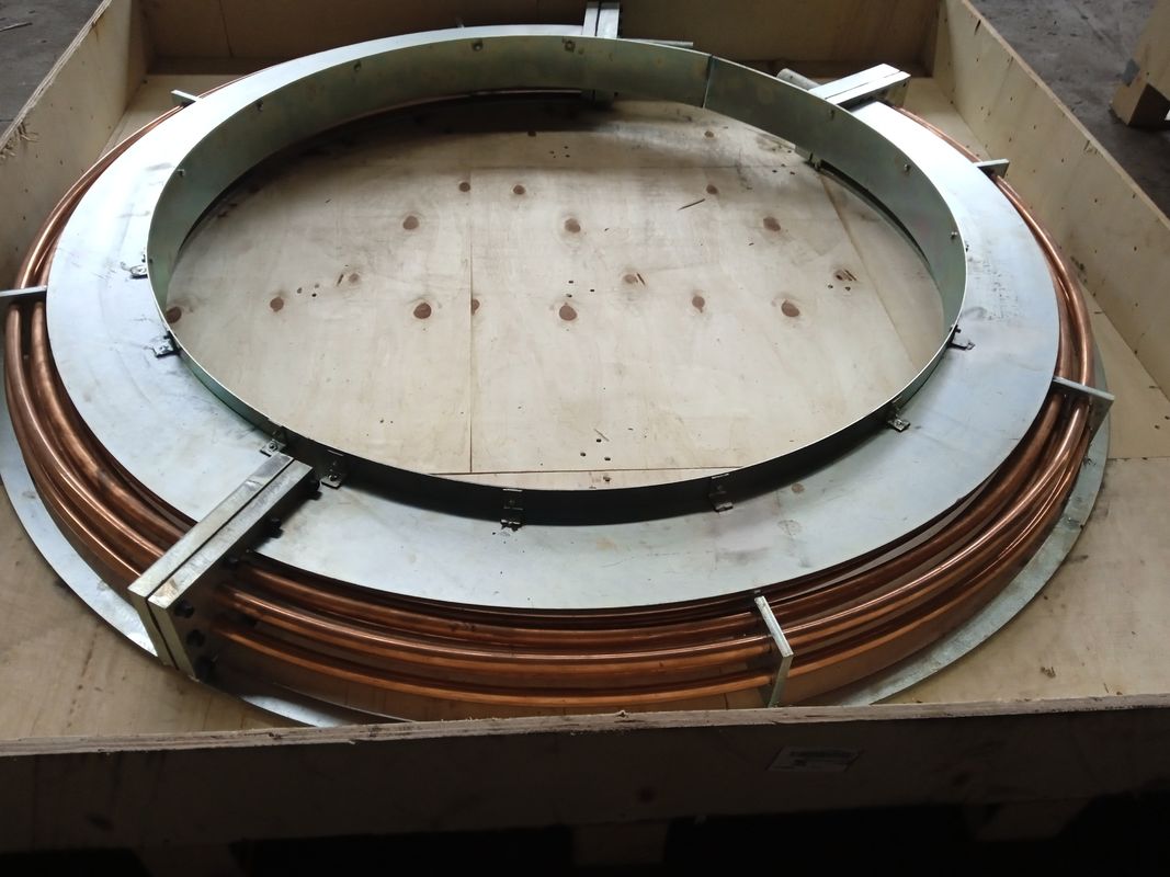 Plage de température de fonctionnement 0-80°C Refroidisseur d'huile air-huile Unité de turbine 500x500x500 mm Solution de refroidissement et refroidisseur d'huile