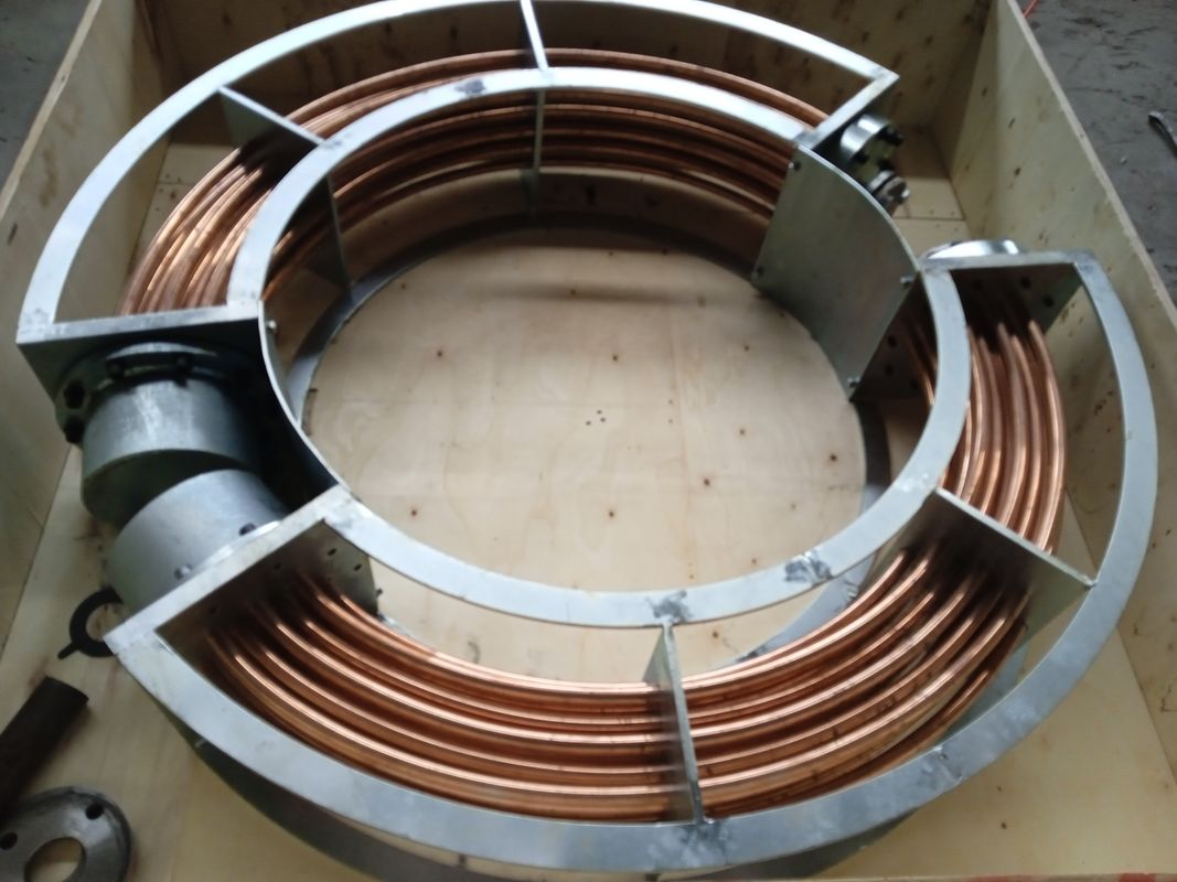 Plage de viscosité de l'huile 10-500 CSt Refroidisseur d'huile hydraulique OEM droit Fournit un refroidissement hydraulique du fluide et une stabilité de la température du système