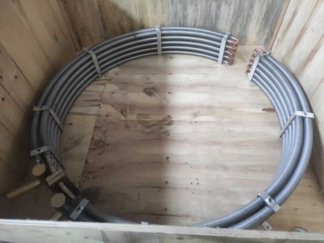 10 à 100 kg refroidisseur d'huile pour échangeur de chaleur à turbine hydraulique Haute fiabilité garantissant un fonctionnement continu sans défaillance