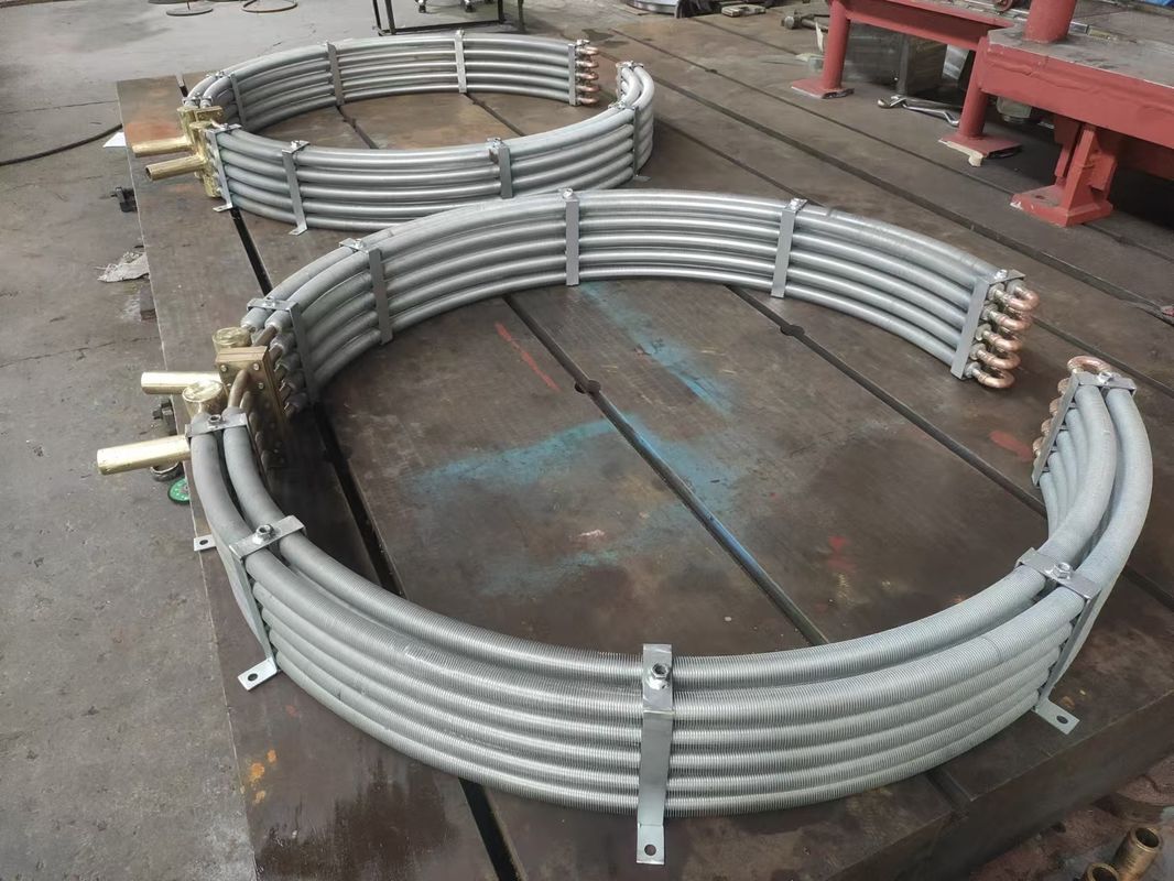 Plage de viscosité de l'huile 10-500 CSt Refroidisseur d'huile hydraulique OEM droit Fournit un refroidissement hydraulique du fluide et une stabilité de la température du système