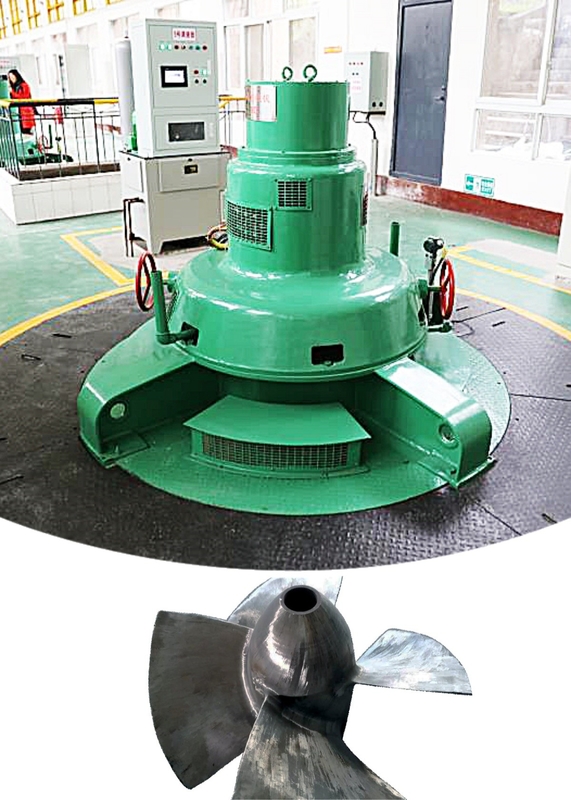 Générateur de turbine Francis en acier inoxydable de 200 kW à 20 MW Turbine hydraulique Kaplan avec une durée de vie de 50 ans