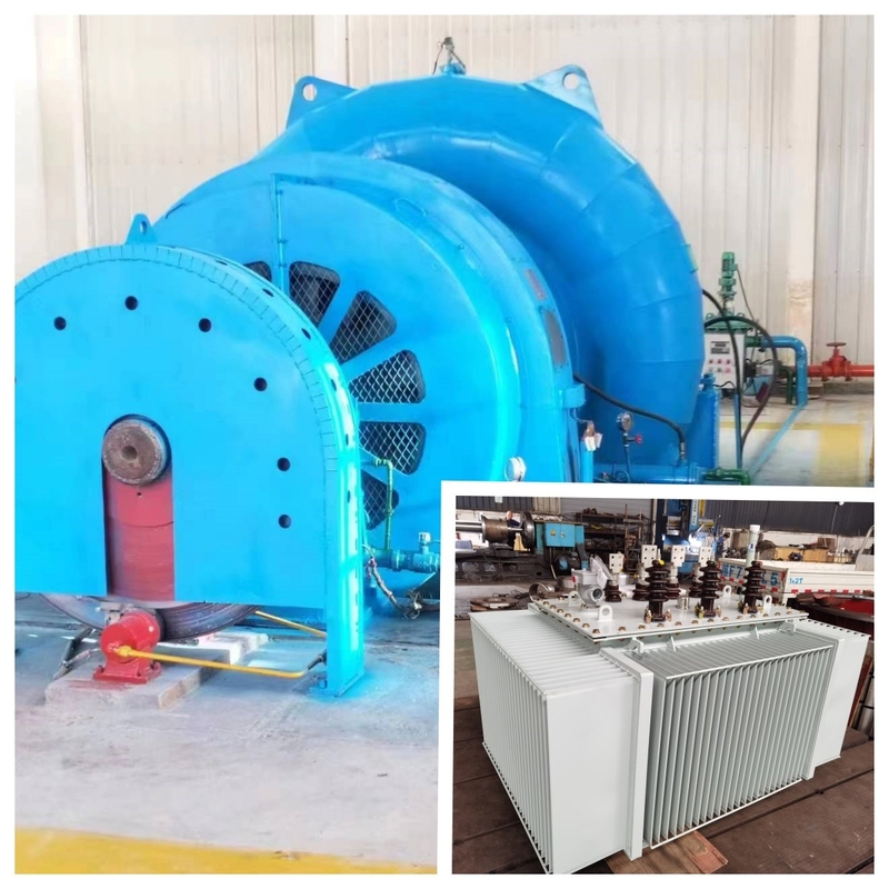 Générateur d'excitation sans pinceau de turbine hydraulique en acier pour tête d'eau de 5 à 500 m