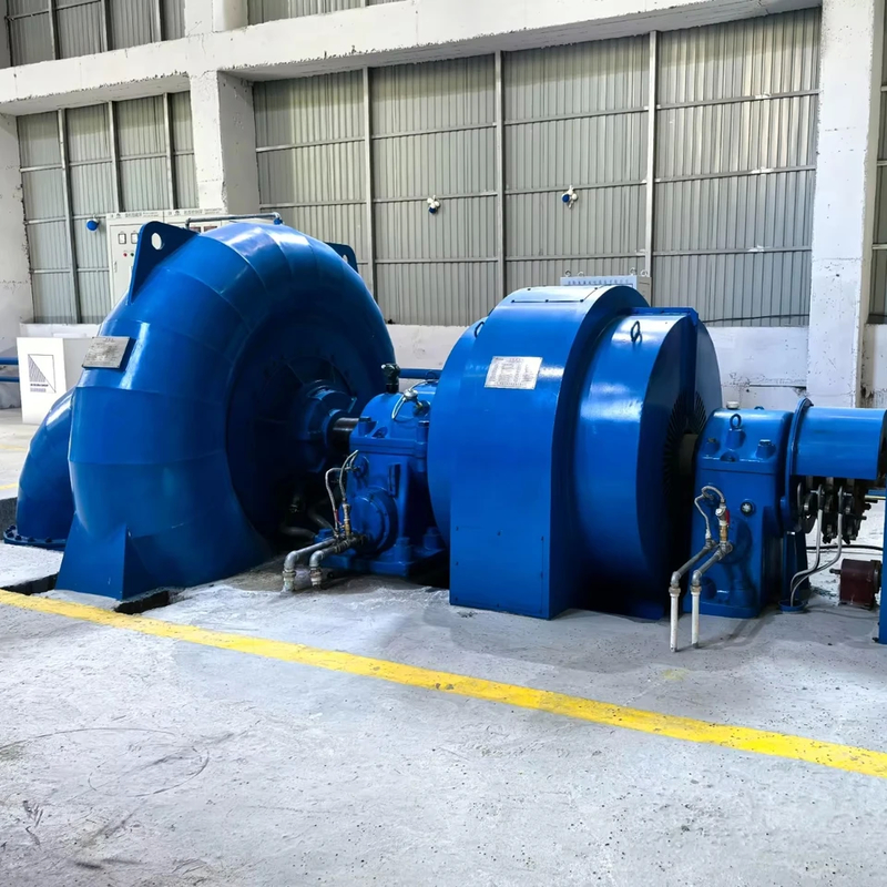 Générateur de turbine à eau de 200 kW à 20 MW Excitation sans pinceau Installation verticale / horizontale