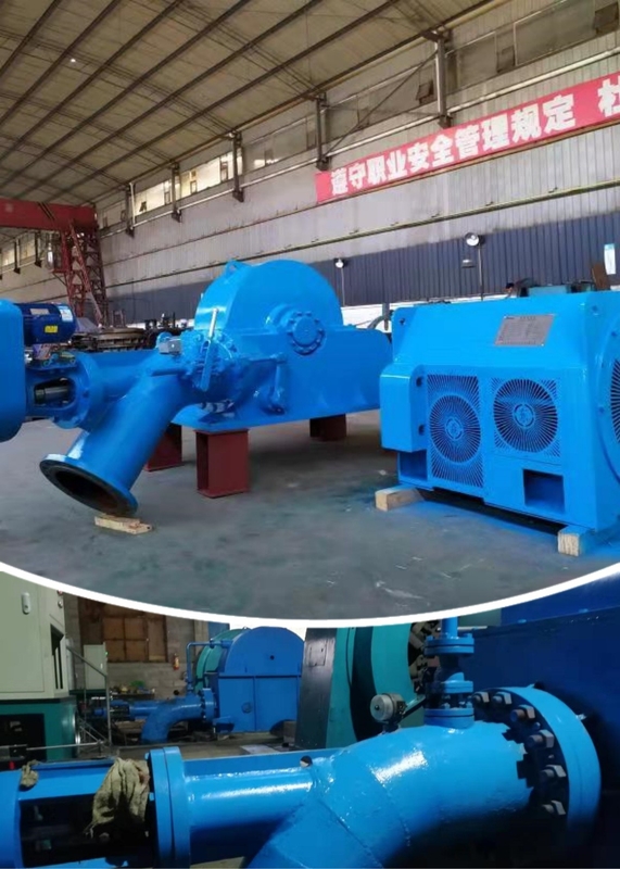 Équipement hydroélectrique Turgo Turbine Générateur de turbine à eau 5t-20t Tête nominale 50-400m