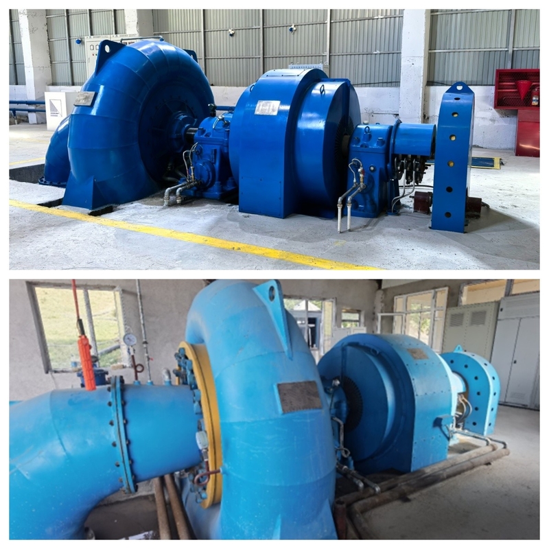 Turbine à haute tête d'eau / Francis Turbine Générateur pour les têtes d'eau 5m-500m