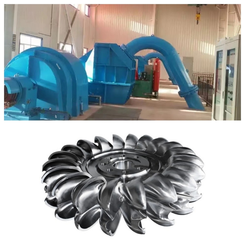 Générateur de turbine de type Pelton avec mode d'excitation sans pinceau