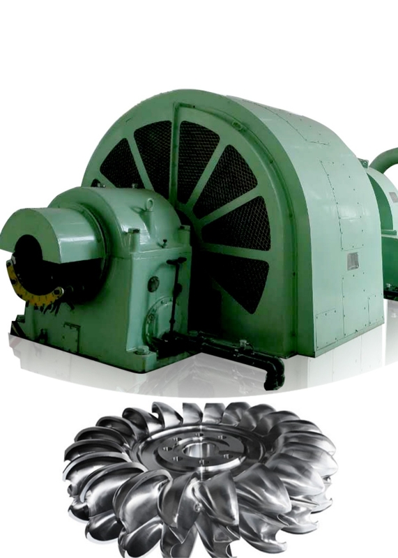 Conception Personnalisable Débit 0.48 m3/s à 1.23 m3/s Turbine Pelton Générateur pour Centrales Hydroélectriques